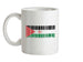 Sahrawi Arab Democratic Republic Barcode Style Flag Ceramic Mug