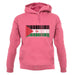 Sahrawi Arab Democratic Republic Barcode Style Flag unisex hoodie