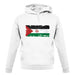 Sahrawi Arab Democratic Republic Grunge Style Flag unisex hoodie