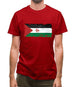 Sahrawi Arab Democratic Republic Grunge Style Flag Mens T-Shirt