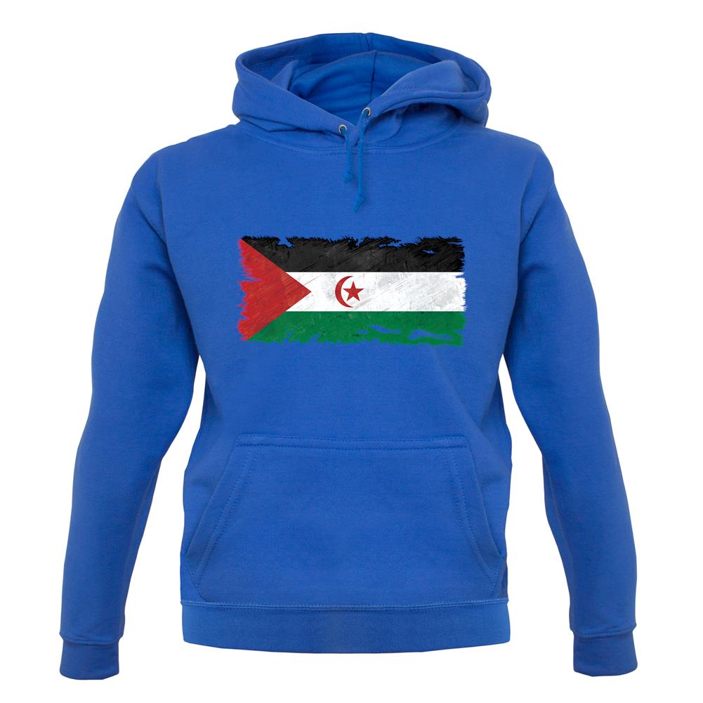 Sahrawi Arab Democratic Republic Grunge Style Flag unisex hoodie
