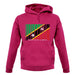 Saint Kitts And Nevis Barcode Style Flag unisex hoodie