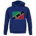 Saint Kitts And Nevis Barcode Style Flag unisex hoodie