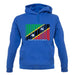 Saint Kitts And Nevis Barcode Style Flag unisex hoodie