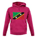 Saint Kitts And Nevis Grunge Style Flag unisex hoodie