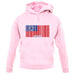 Samoa Barcode Style Flag unisex hoodie