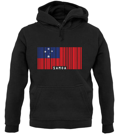 Samoa Barcode Style Flag unisex hoodie