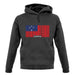 Samoa Barcode Style Flag unisex hoodie