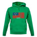 Samoa Barcode Style Flag unisex hoodie