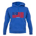 Samoa Barcode Style Flag unisex hoodie