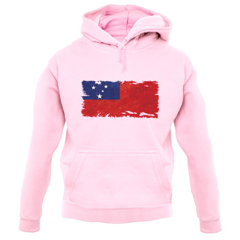 Samoa Grunge Style Flag unisex hoodie