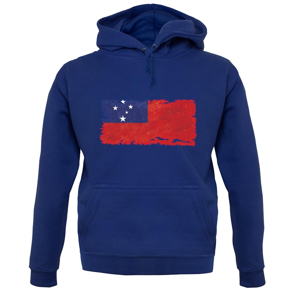Samoa Grunge Style Flag unisex hoodie