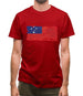 Samoa Grunge Style Flag Mens T-Shirt