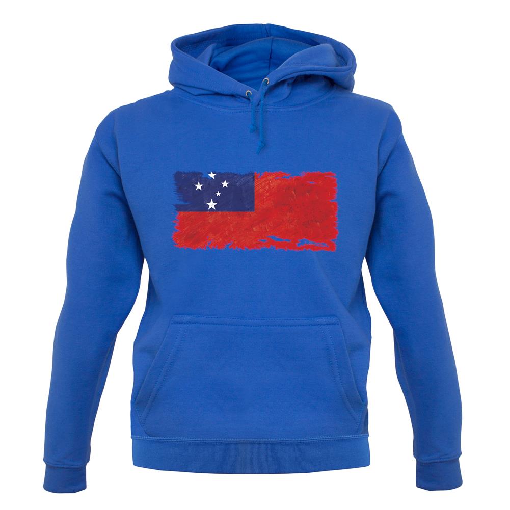 Samoa Grunge Style Flag unisex hoodie