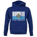 San Marino  Barcode Style Flag unisex hoodie