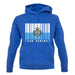 San Marino  Barcode Style Flag unisex hoodie