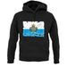 San Marino Grunge Style Flag unisex hoodie