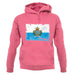 San Marino Grunge Style Flag unisex hoodie