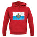 San Marino Grunge Style Flag unisex hoodie