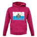 San Marino Grunge Style Flag unisex hoodie