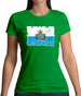 San Marino Grunge Style Flag Womens T-Shirt