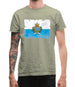 San Marino Grunge Style Flag Mens T-Shirt