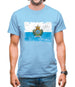 San Marino Grunge Style Flag Mens T-Shirt