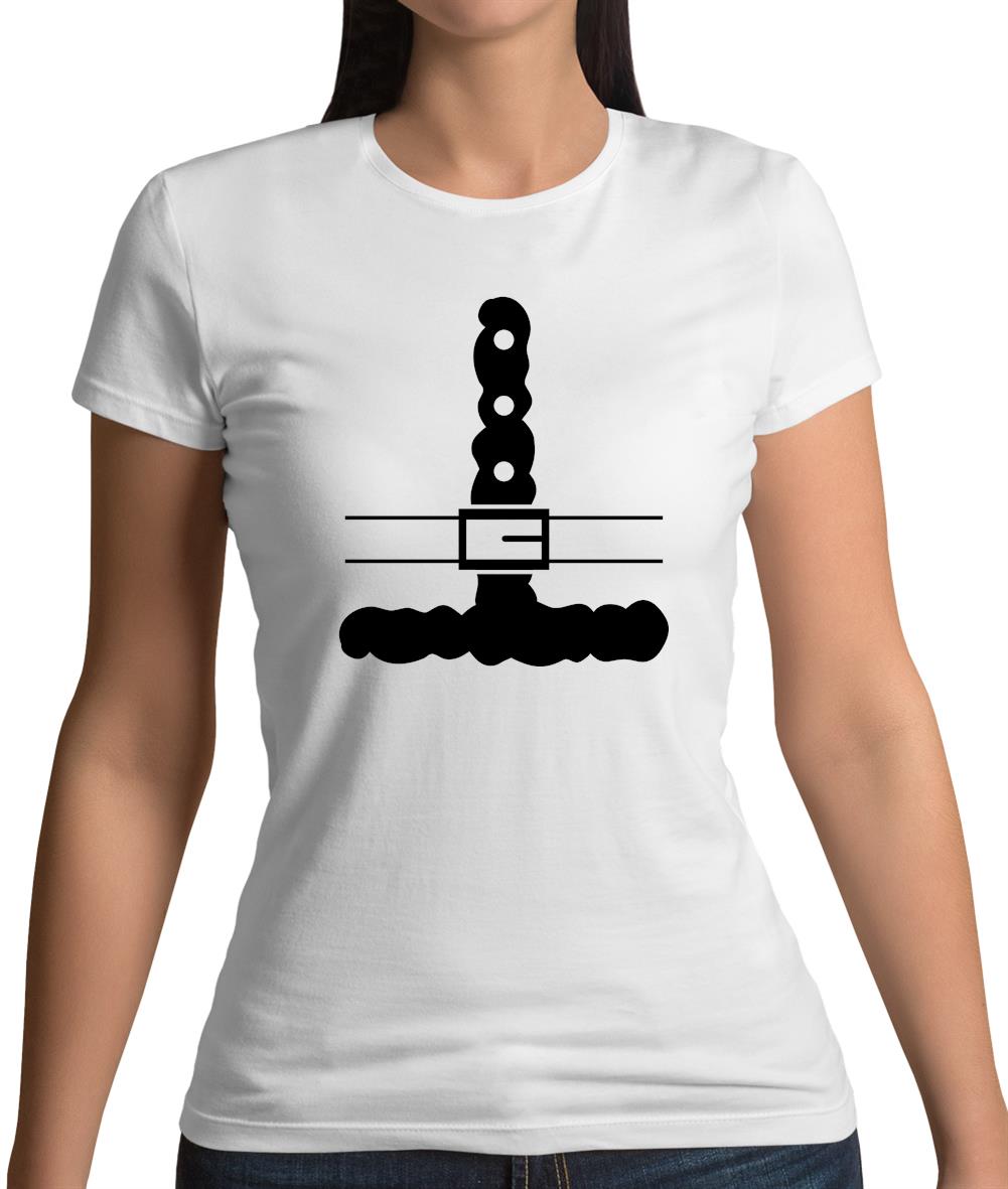 Santa Costume Womens T-Shirt