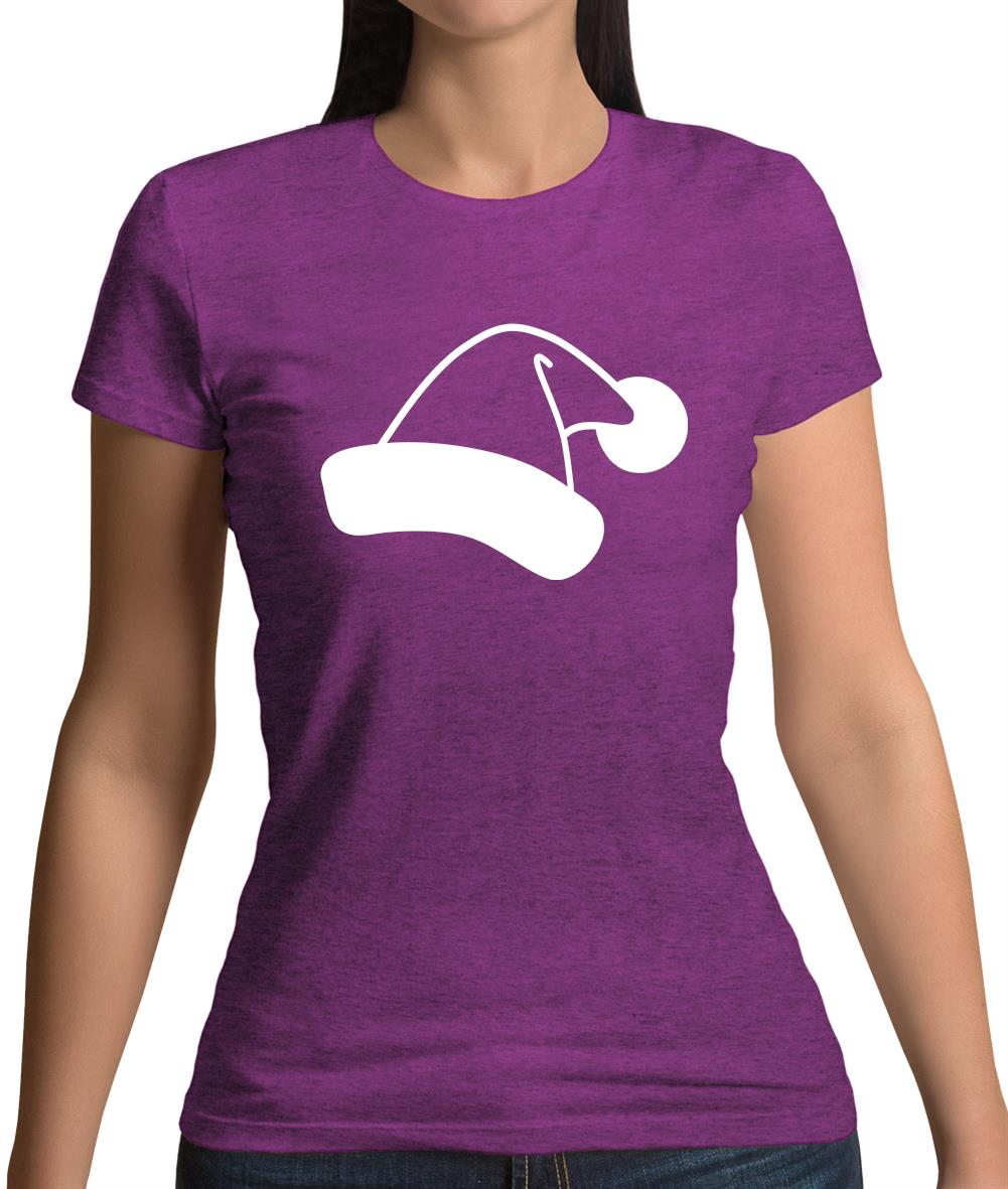 Santa Hat Womens T-Shirt