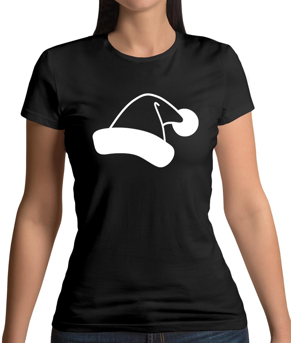 Santa Hat Womens T-Shirt
