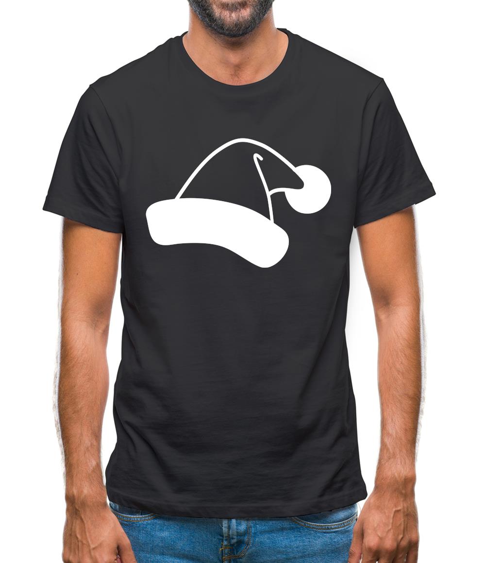 Santa Hat Mens T-Shirt