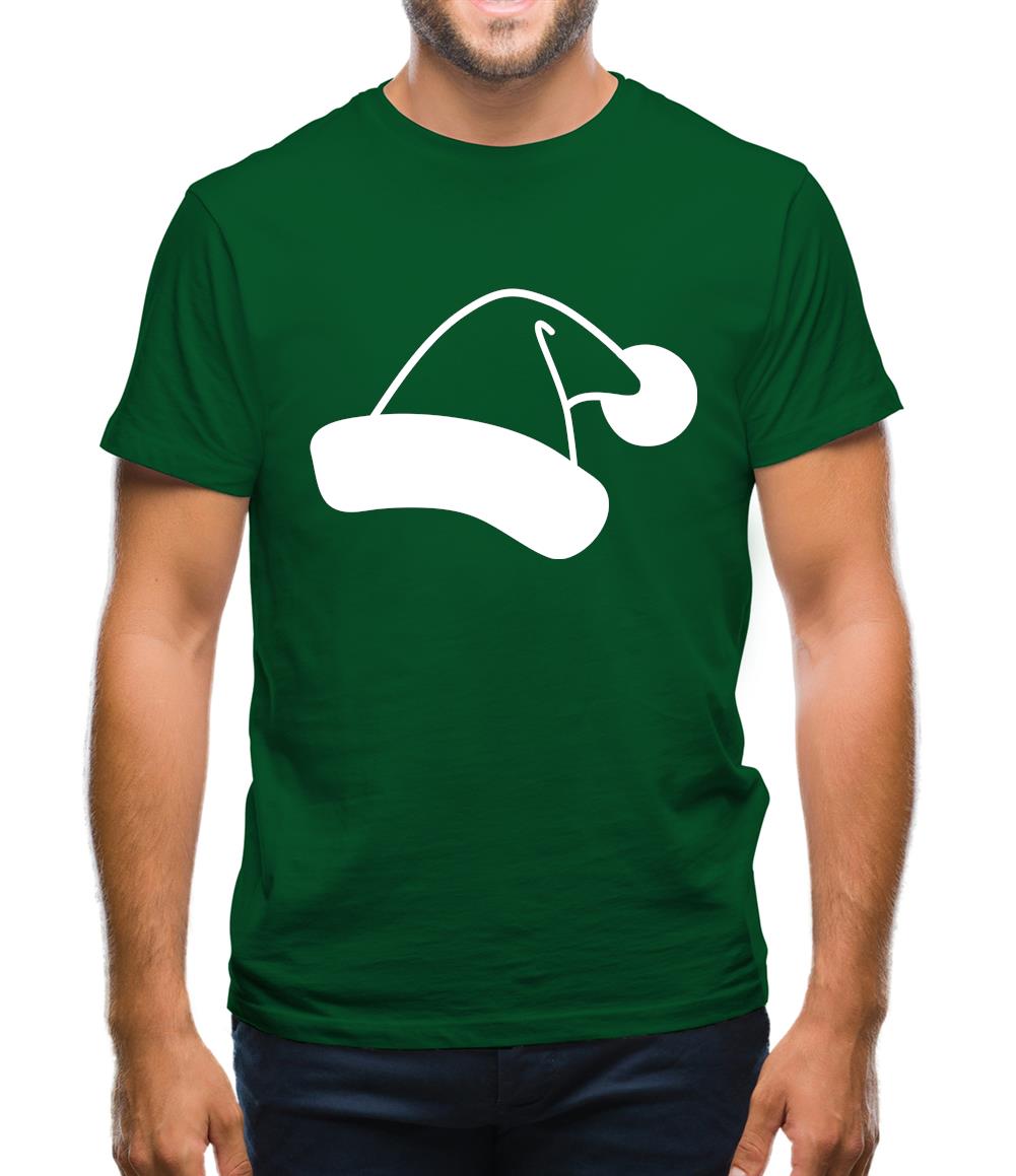 Santa Hat Mens T-Shirt