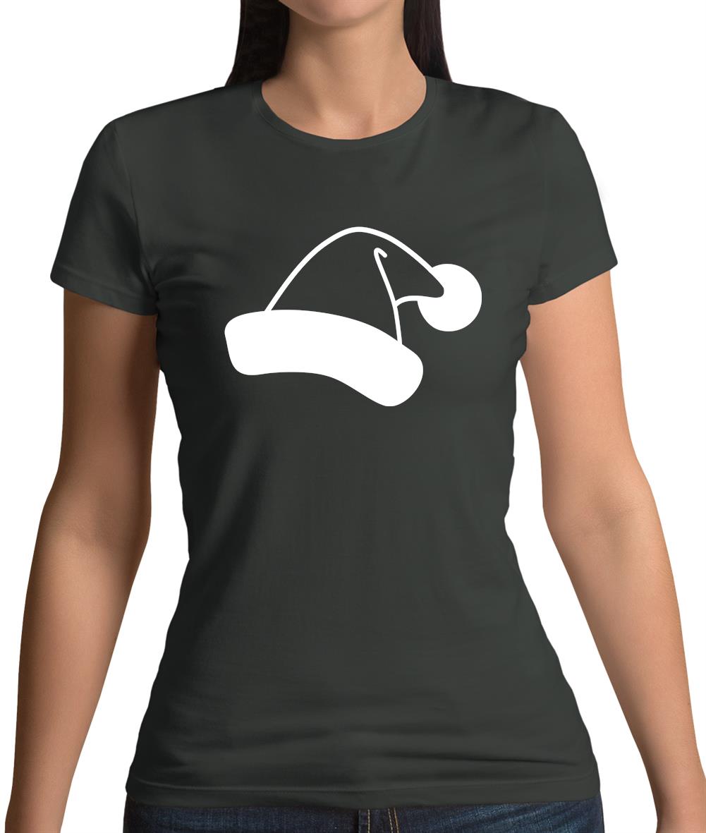 Santa Hat Womens T-Shirt