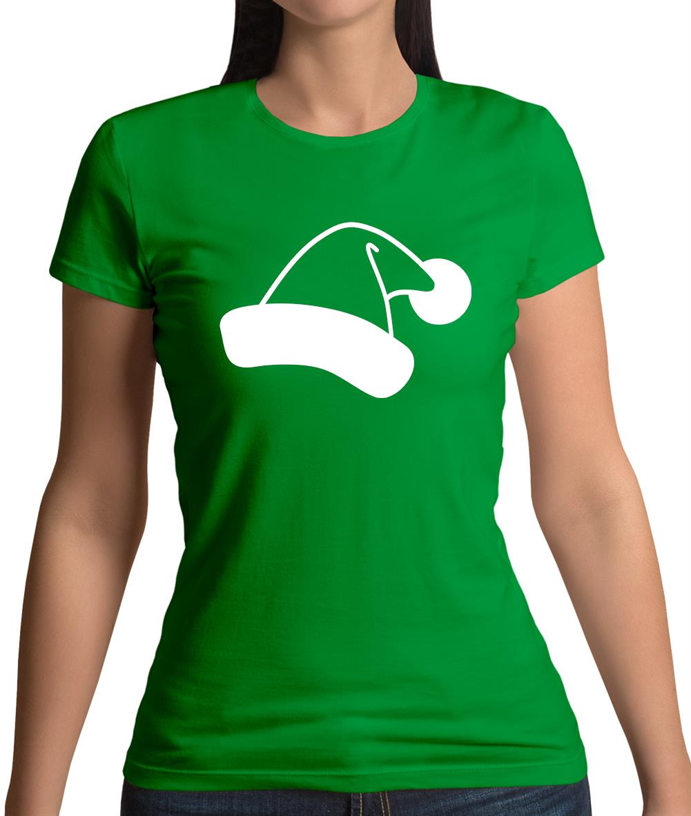 Santa Hat Womens T-Shirt