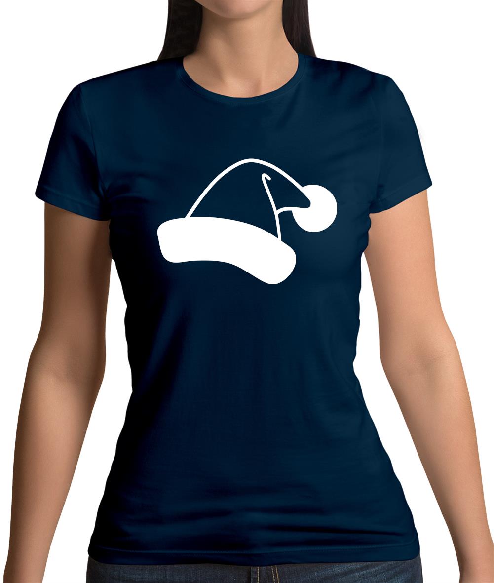 Santa Hat Womens T-Shirt