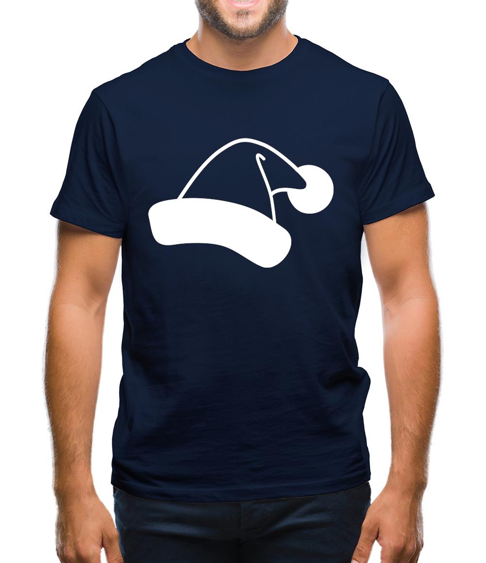 Santa Hat Mens T-Shirt