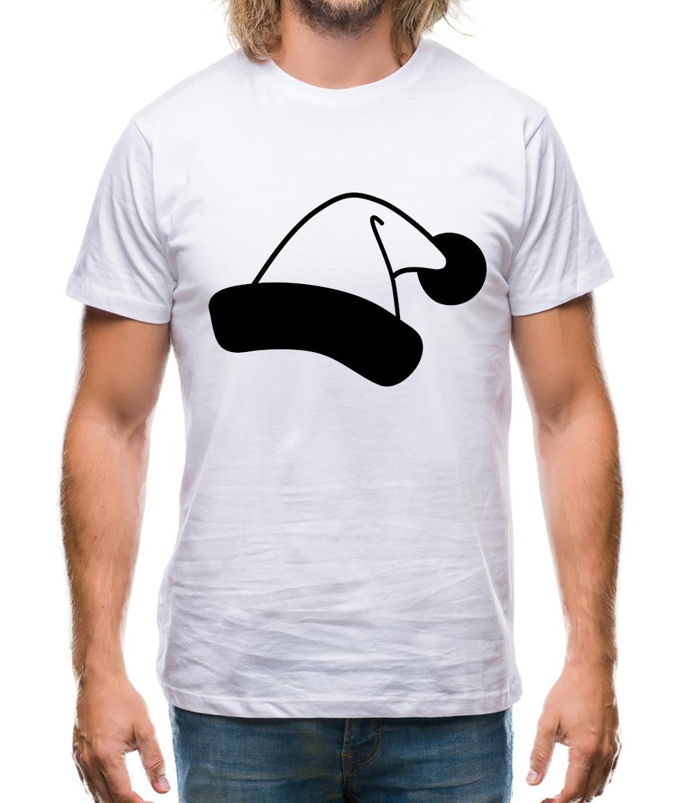 Santa Hat Mens T-Shirt