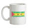 Sao Tome and Principe Barcode Style Flag Ceramic Mug