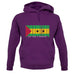 Sao Tome And Principe Barcode Style Flag unisex hoodie