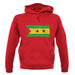 Sao Tome And Principe Grunge Style Flag unisex hoodie