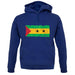 Sao Tome And Principe Grunge Style Flag unisex hoodie