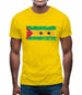 Sao Tome And Principe Grunge Style Flag Mens T-Shirt