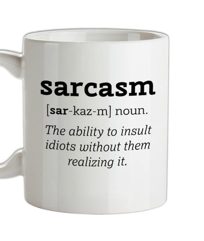 Sarcasm Definition Ceramic Mug