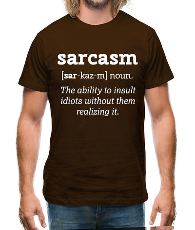 Sarcasm Definition Mens T-Shirt