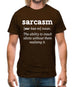 Sarcasm Definition Mens T-Shirt