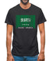 Saudi Arabia  Barcode Style Flag Mens T-Shirt