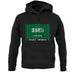 Saudi Arabia  Barcode Style Flag unisex hoodie