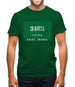 Saudi Arabia  Barcode Style Flag Mens T-Shirt