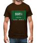 Saudi Arabia  Barcode Style Flag Mens T-Shirt