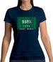 Saudi Arabia  Barcode Style Flag Womens T-Shirt